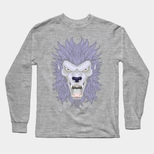 Blue Werewolf Long Sleeve T-Shirt